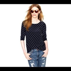 ⚡️J. Crew Ahoy Hoy silk blouse!⚓️ 2